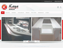 Tablet Screenshot of kayaakrilik.com